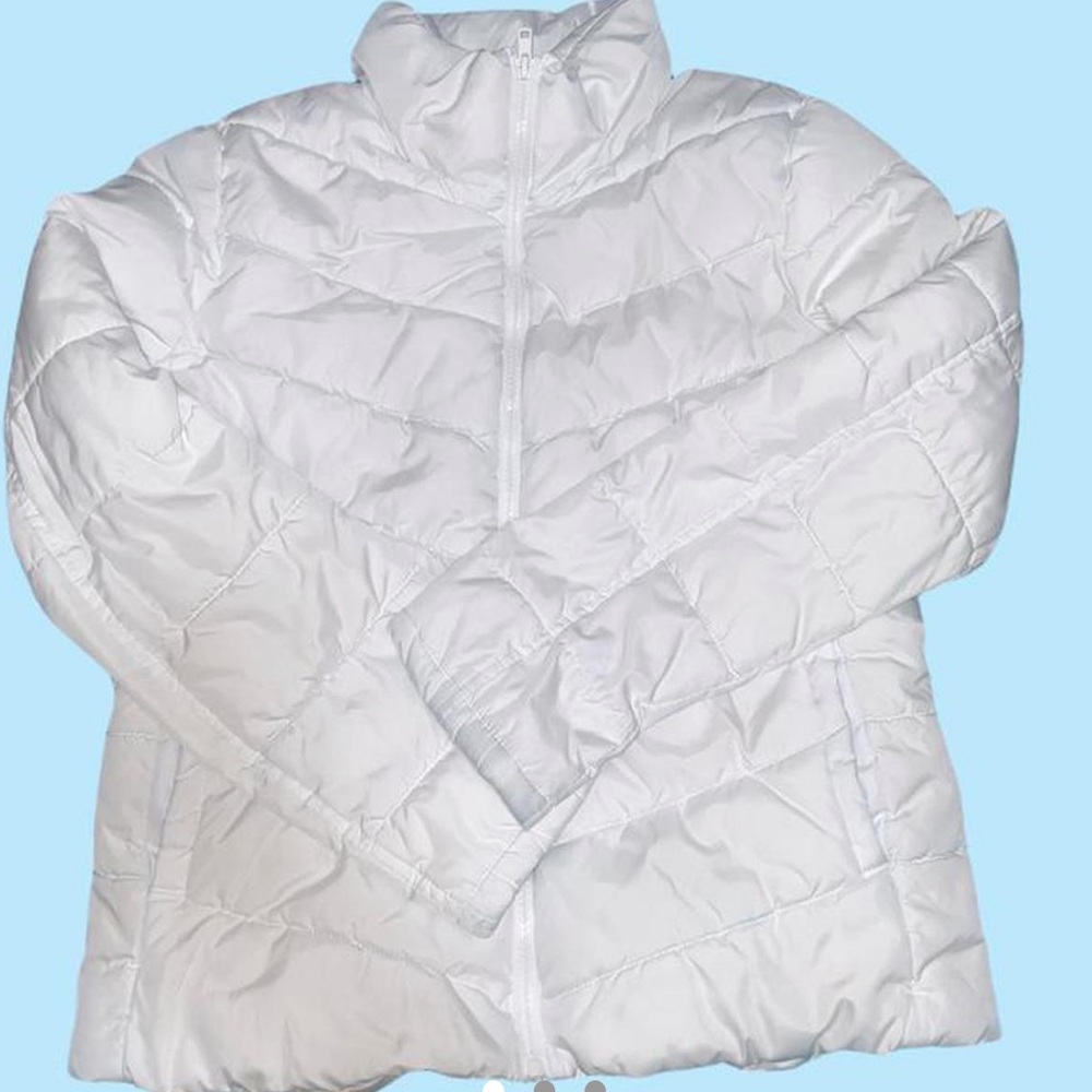 white puffer jacket